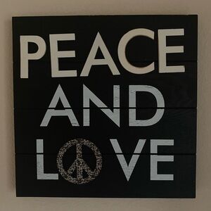 PEACE and LOVE Wall Decor